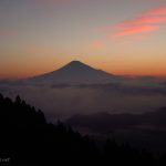 富士山朝焼け雲海